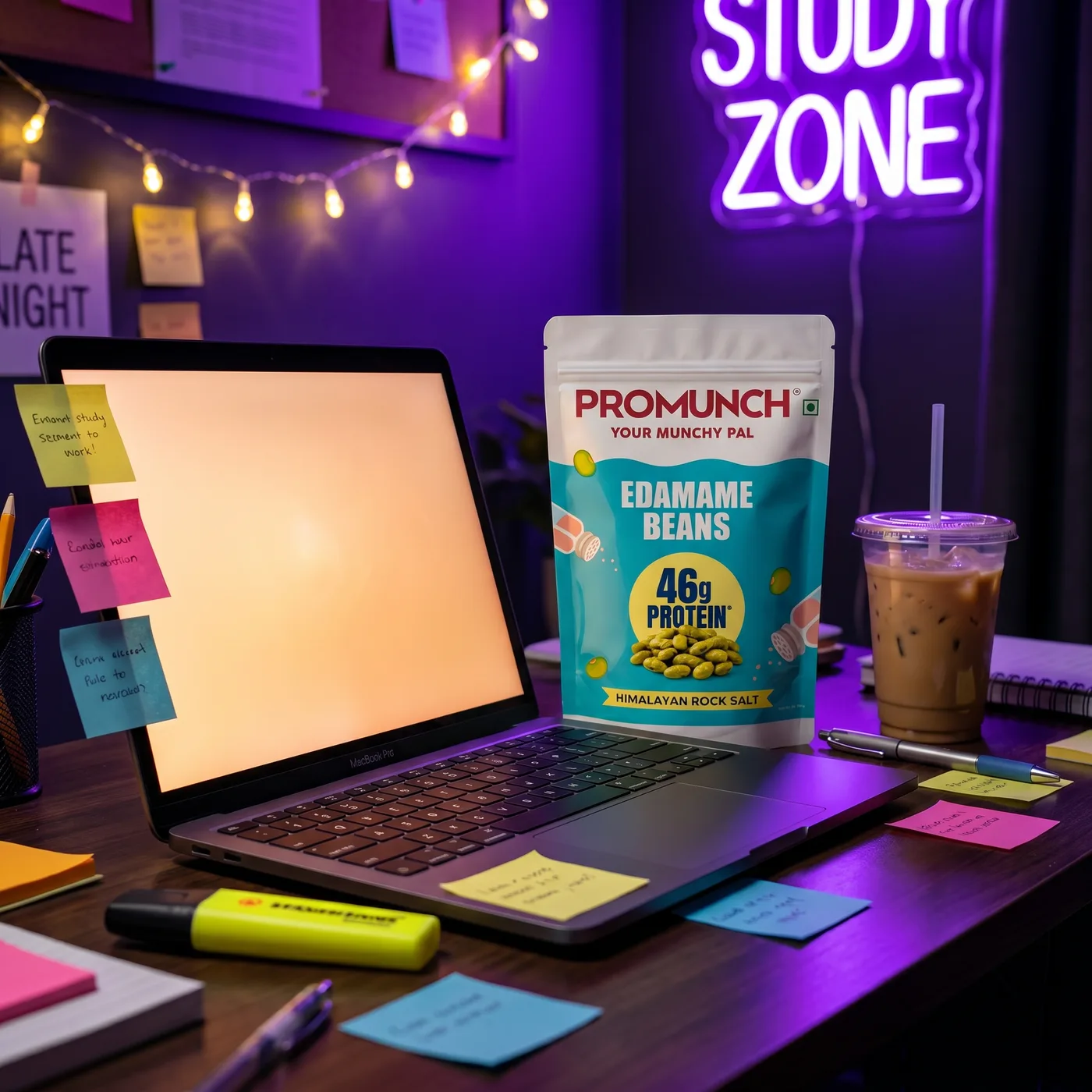 Promunch Edamame — AI-generated by Oltaflock Studio