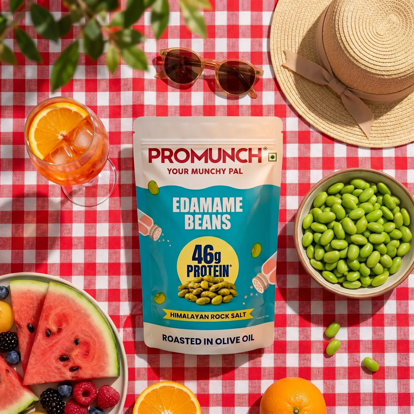 Promunch Edamame — AI-generated by Oltaflock Studio